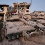 To Israil Isopedoni Tin Gaza